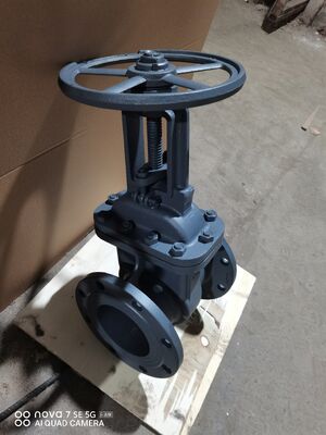 DN100 PN16 Flanged Connection Cast Iron Gate Valve with Cast Steel Construction