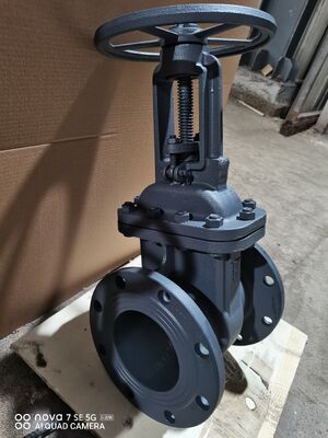 Cast Iron Gate Valve with API 598 Testing Standard, 150-300 PSI Pressure Rating, and ≤120℃ Operating Temperature for Industrial Applications